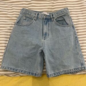 Assembly Label Light Blue Denim Shorts